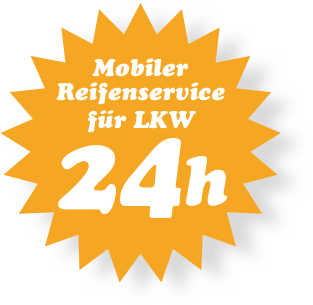 Mobiler 24h Reifenservice für LKW